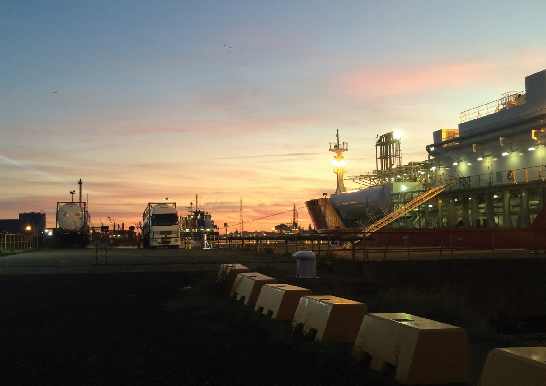 Bunkering Sunset